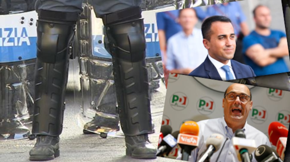 Il governo Pd-M5S agita le divise: "Torna il partito anti-polizia"