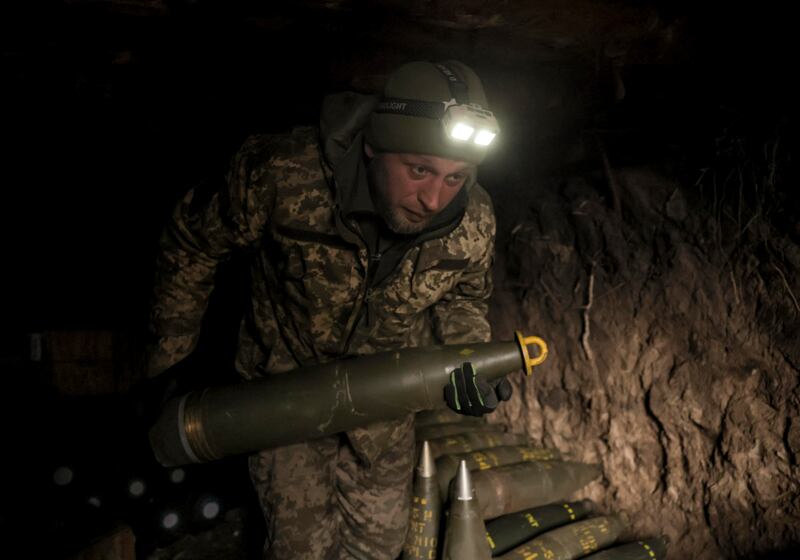 Munizione 155mm Ucraina 2025