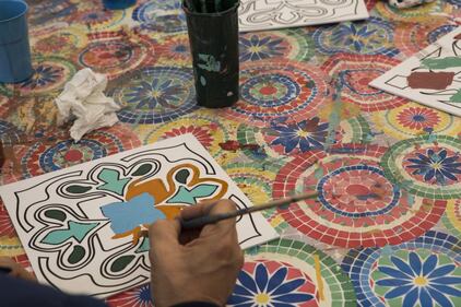 Milano, realizzato il murale di 500 azulejos 2