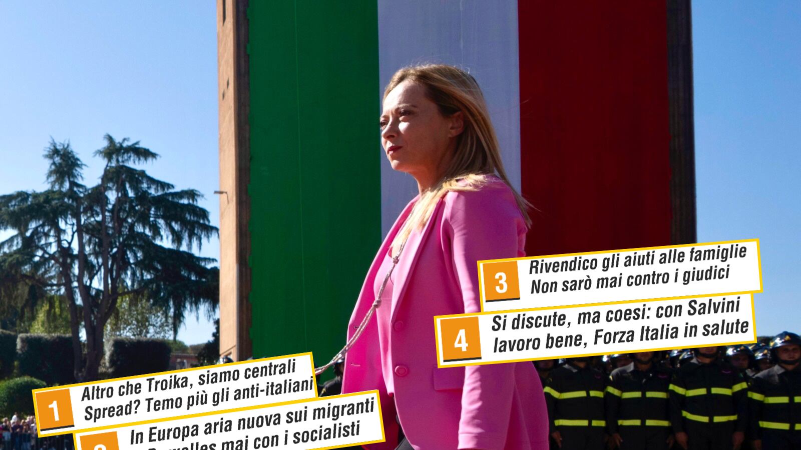 Intervista esclusiva alla Meloni: "Il mio primo anno"