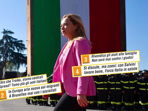 Intervista esclusiva alla Meloni: "Il mio primo anno"