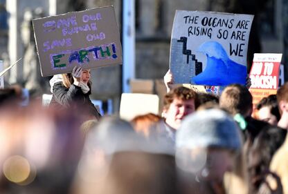 Londra: protesta sui cambiamenti climatici  5