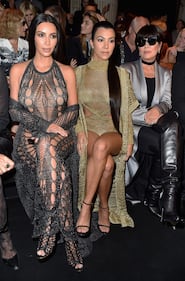 Kim Kardashian in biancheria intima alla Paris Fashion Week 14