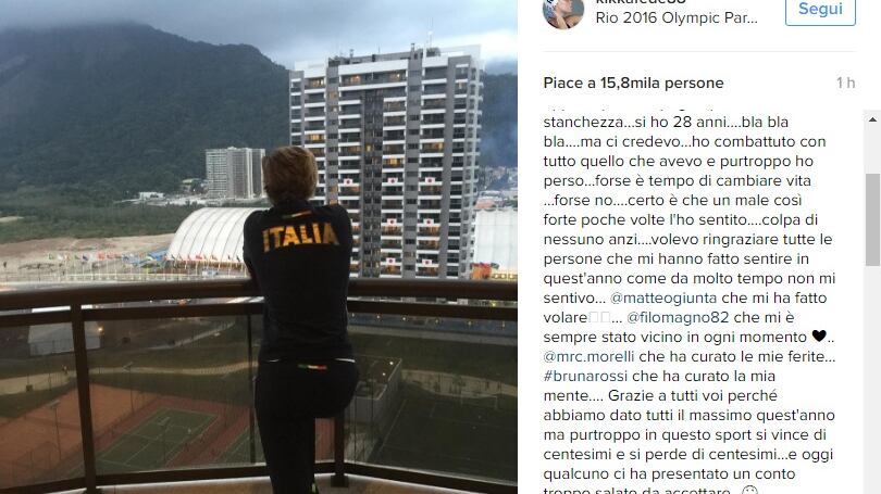 Pellegrini: "Non ho mai sentito così male, forse è tempo di cambiar vita"