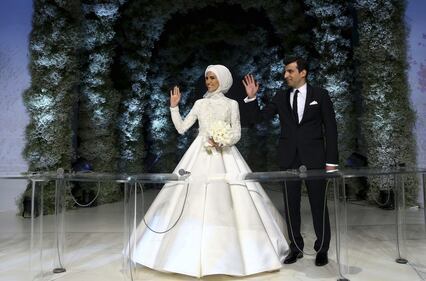 Sumeyye Erdogan si è sposata a Istanbul 5