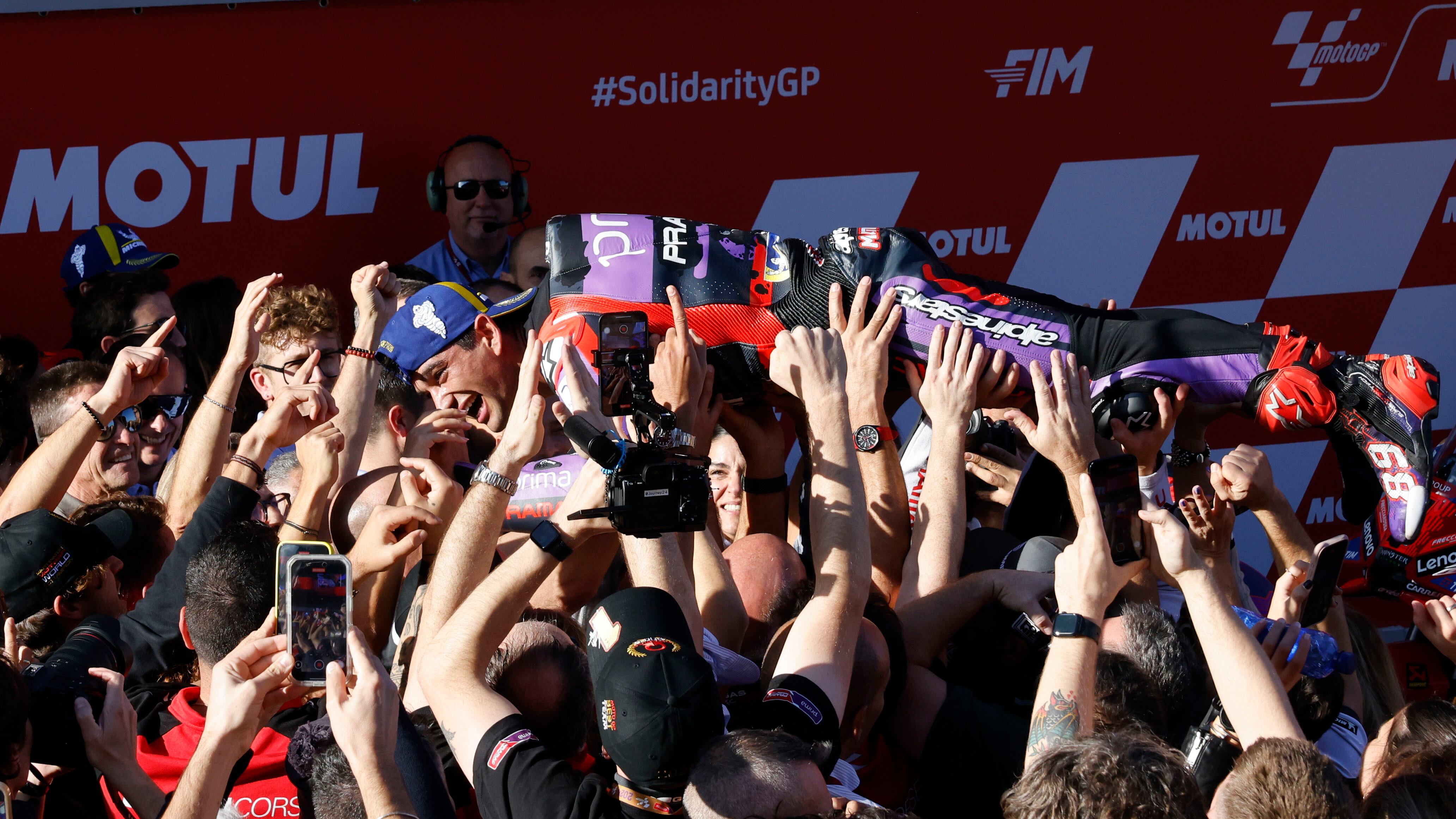 Pramac, il team toscano salito in vetta al "moto-mondo"