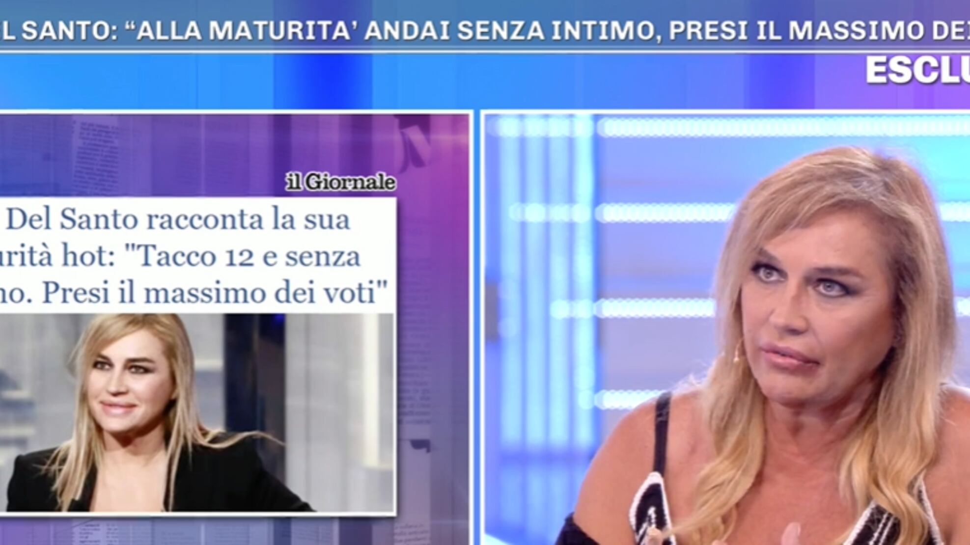 Lory Del Santo parla ancora della sua maturità hot: "Non avevo le mutandine"