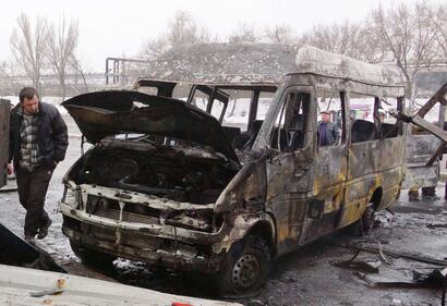 Donetsk, colpita stazione dei bus 8