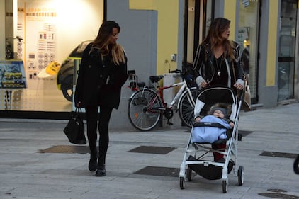 Belen Rodriguez mamma sexy per Santiago 2