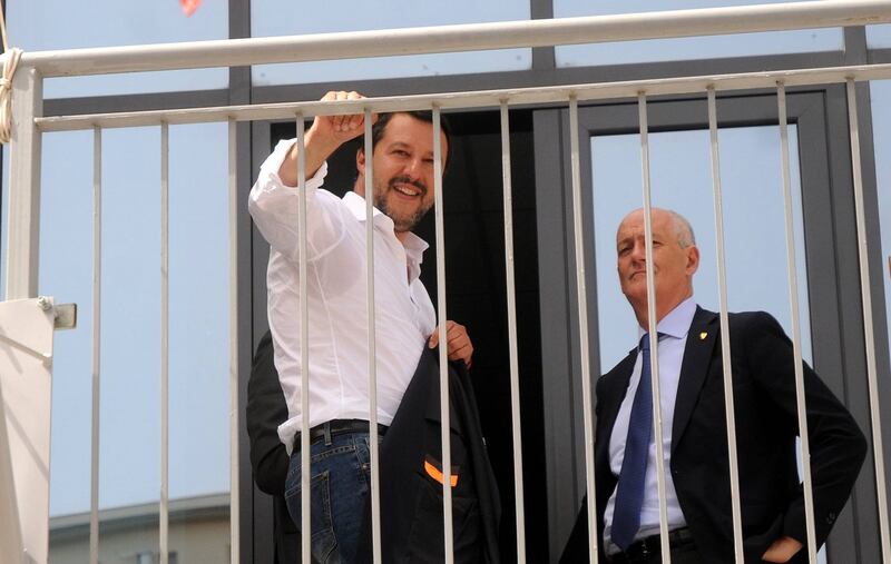 Matteo Salvini inaugura il nuovo commissariato di polizia di Corleone 4