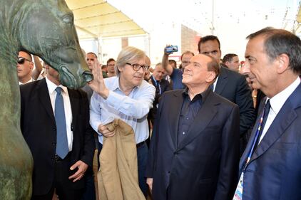 Expo, Berlusconi visita la mostra "I Tesori d'Italia" 1