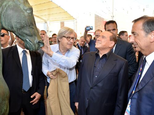 Expo, Berlusconi visita la mostra "I Tesori d'Italia"