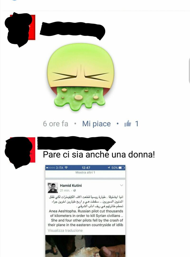Quei fan italiani dei ribelli siriani che festeggiano la morte dei piloti russi 5