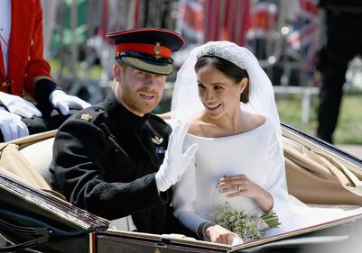 Meghan Markle e il Principe Harry al Royal Wedding 5