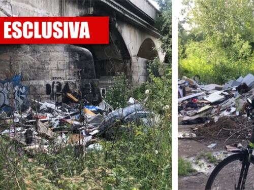 Sos piste ciclabili, a Roma si pedala tra immondizia e accampamenti rom