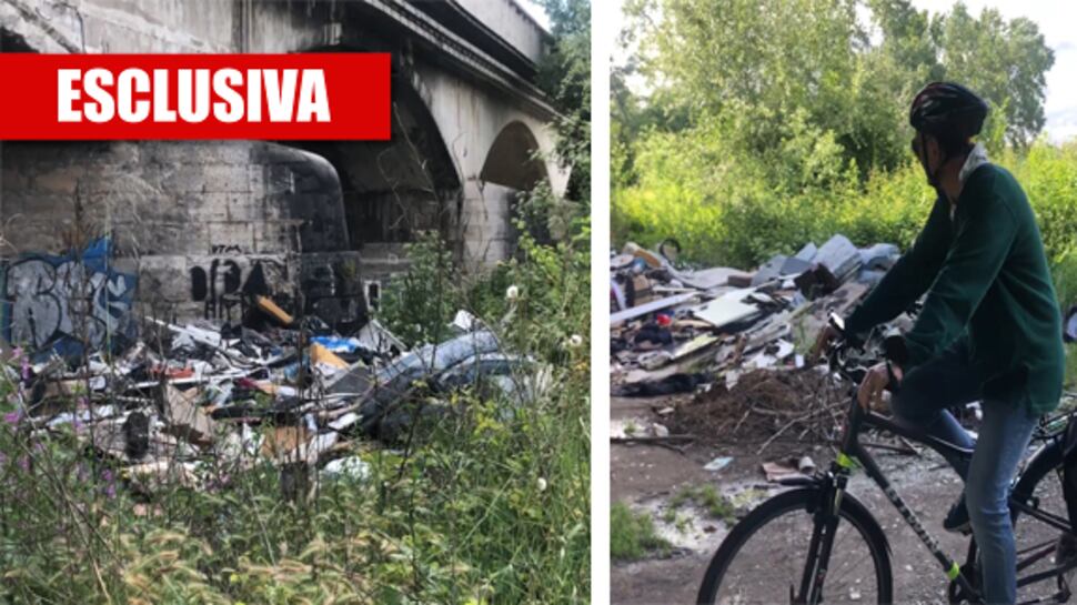 Sos piste ciclabili, a Roma si pedala tra immondizia e accampamenti rom