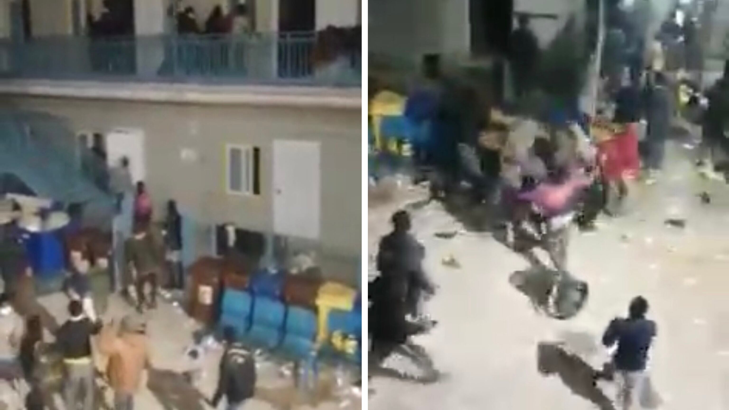 "Vogliono distruggere l'hotspot". Le immagini della maxirissa a Lampedusa