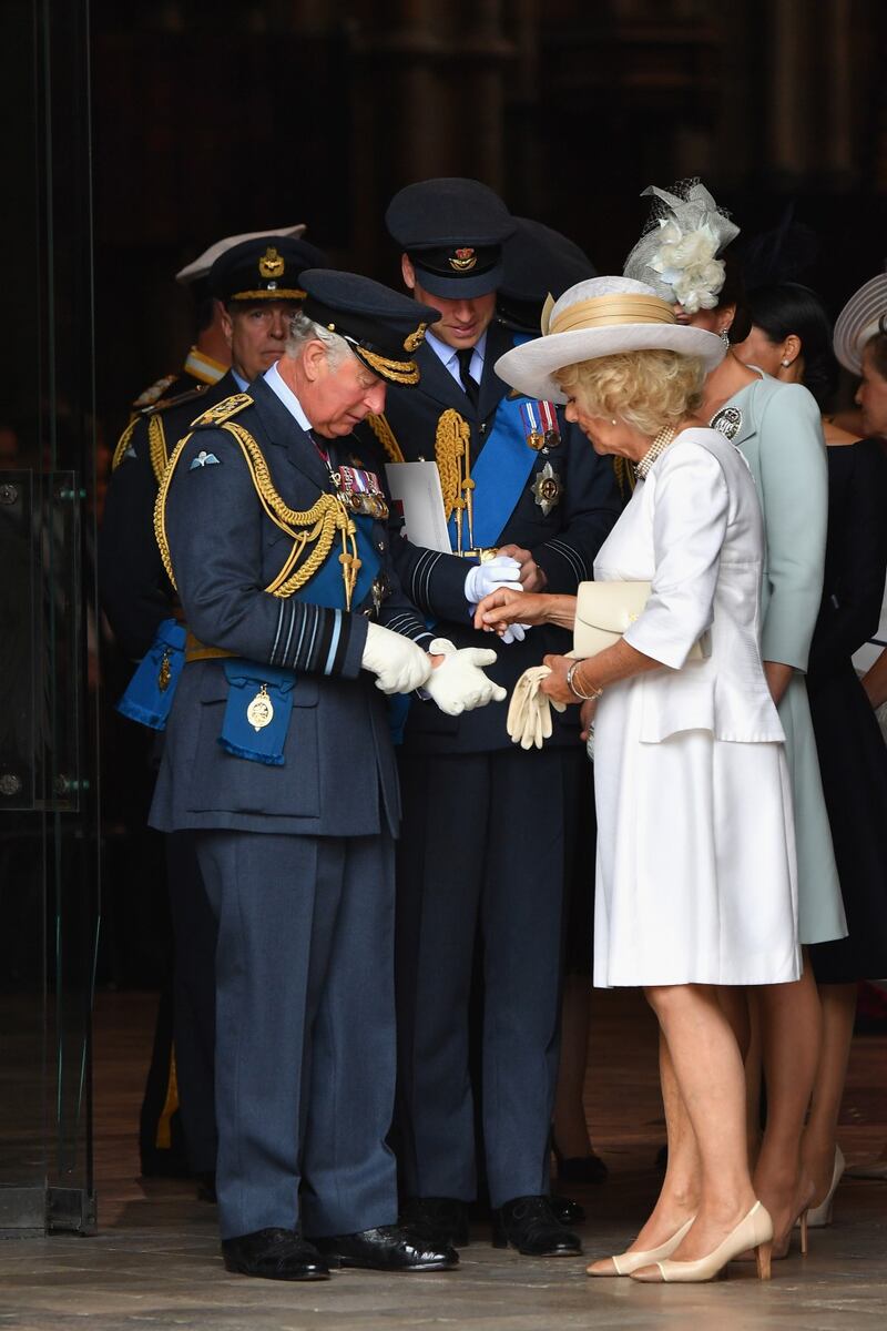 Meghan Markle e Kate Middleton al centenario del Raf 4
