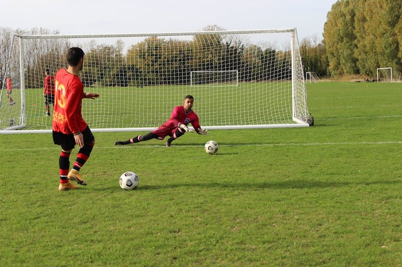 Allenamento di calcio