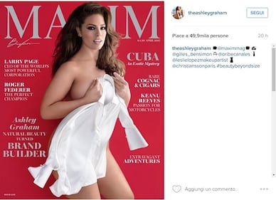 Ashley Graham nuda su Maxim: foto 2