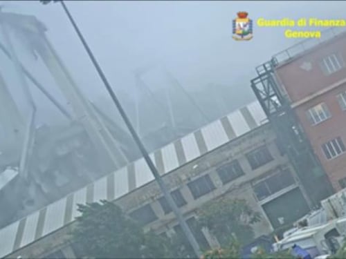 E spunta un altro video del crollo del Morandi