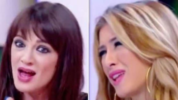 "Taci...", "Con me non parli così...": lite tv tra la Argento e la Chirico
