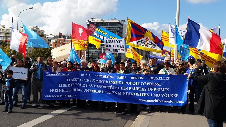 Una marcia per la libertà dei popoli e delle minoranze oppresse