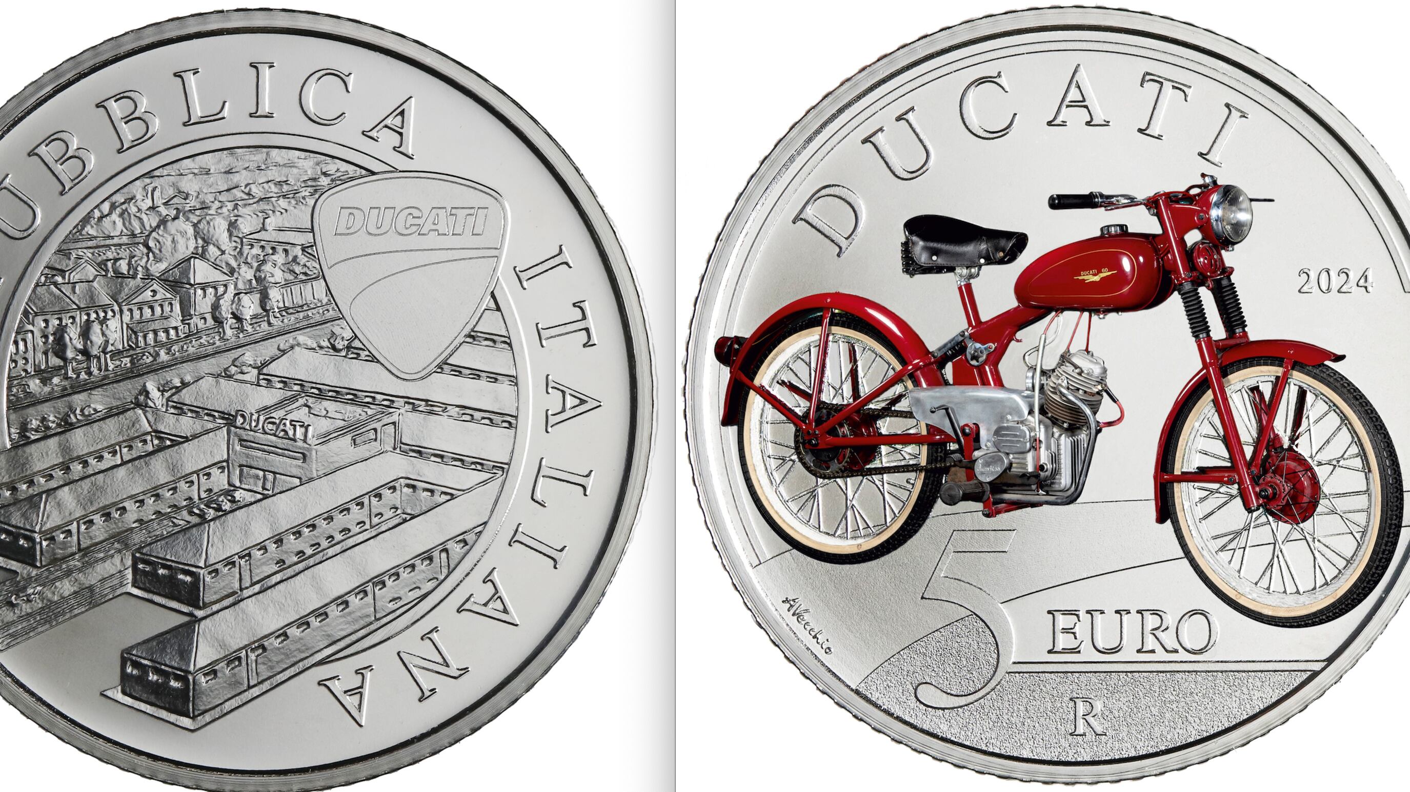 Ducati, l'eccellenza italiana celebrata nella collezione numismatica 2024 del Mef