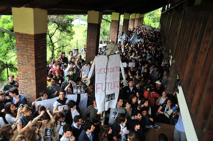 Università San Raffaele, occupazione degli studenti 6