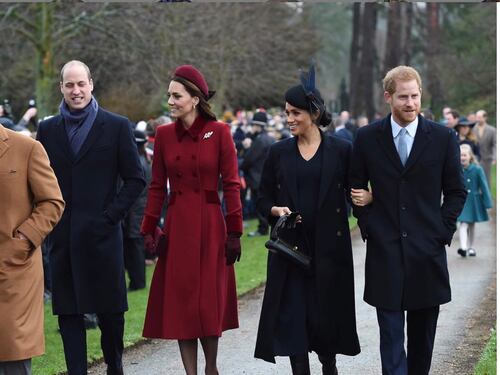 Meghan e Kate insieme alla Messa di Natale