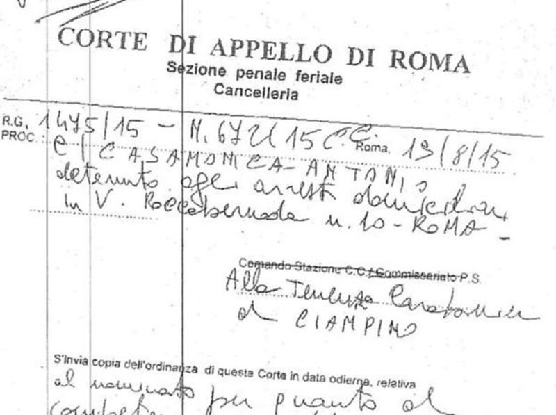 Documento Casamonica
