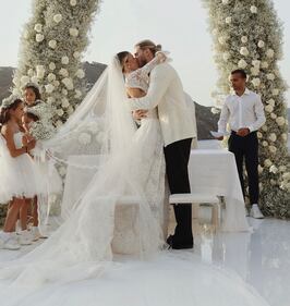 “Quello che ho sempre voluto”. Diletta Leotta e il matrimonio con Loris Karius alle Isole Eolie