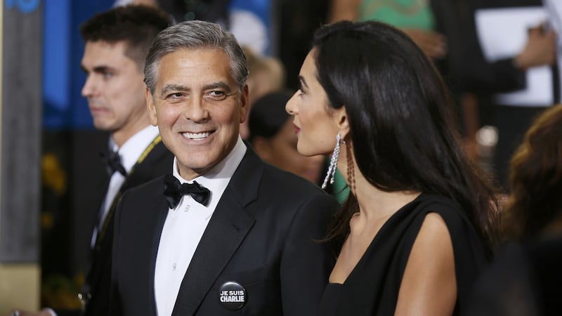 Amal e George Clooney ai Golden Globe 10