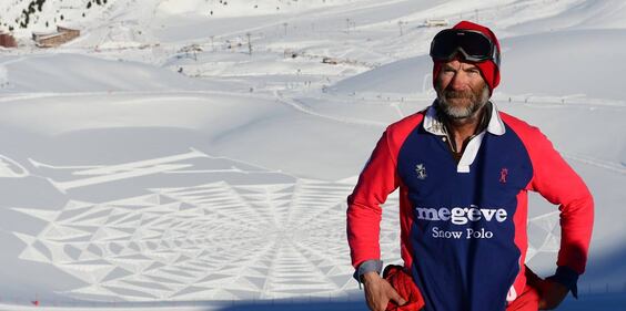 Simon Beck, l'artista della neve 2