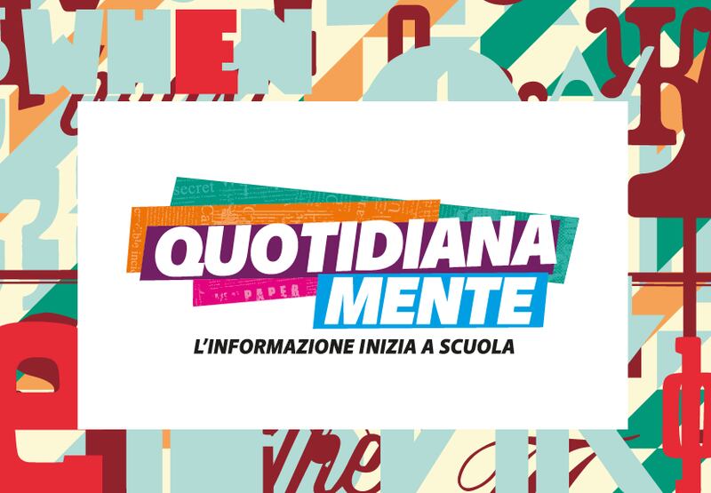 Il logo del progetto "QuotidianaMente" per le scuole secondarie di primo grado