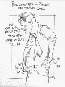 La vignetta del giorno: Zingaretti e il piano per far fuori Conte 1