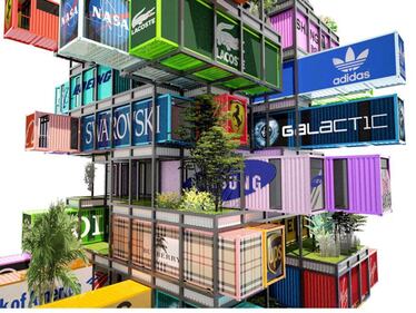Un palazzo come Tetris, le case sono container 3