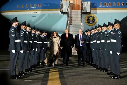 Trump a corte di Re Carlo III 15