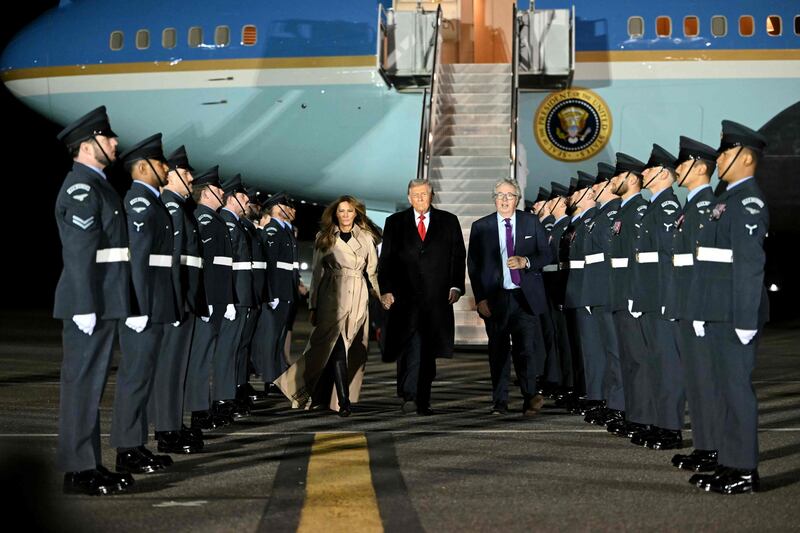 Trump a corte di Re Carlo III 15