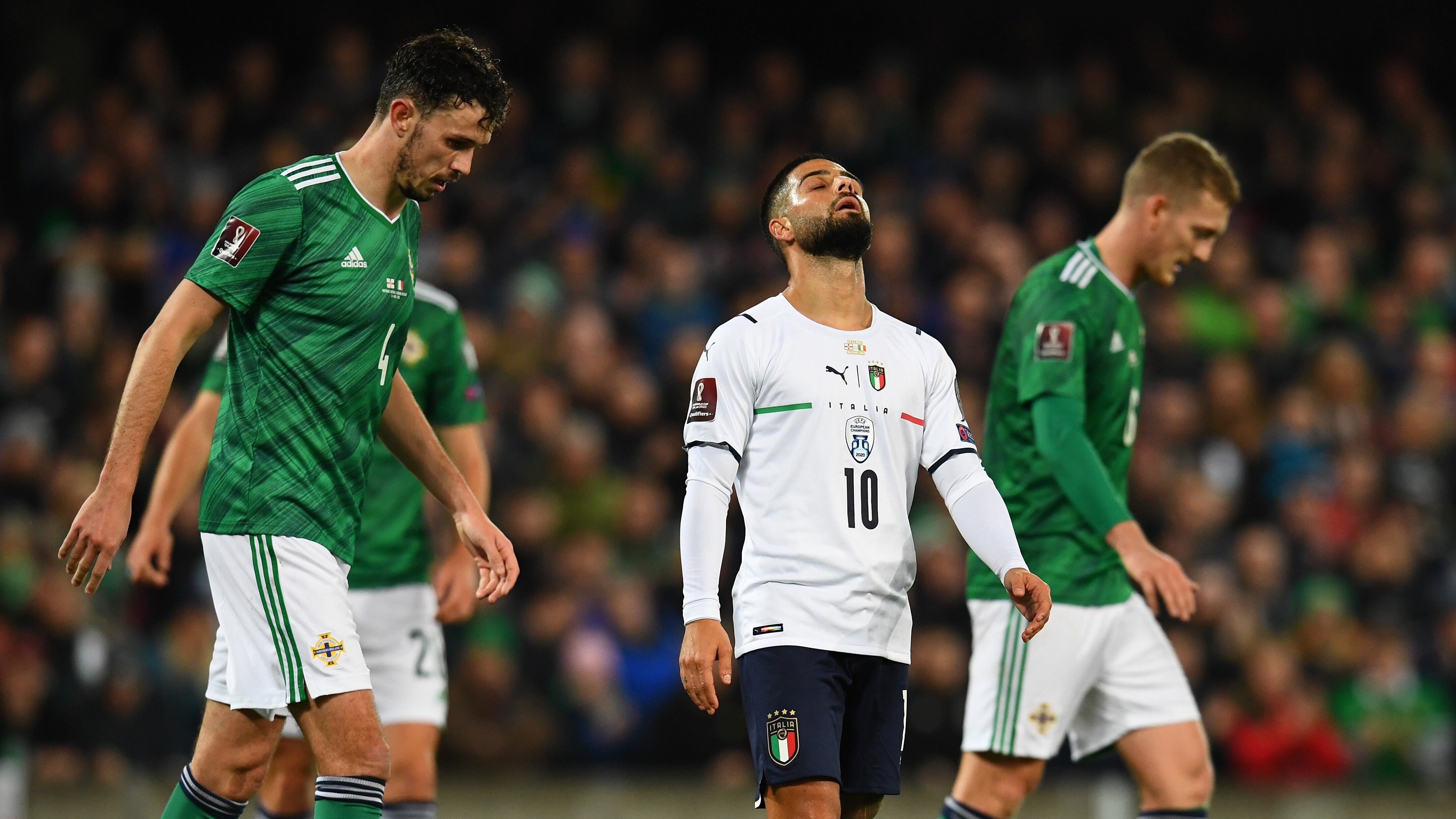 Belfast choc come nel '58. Insigne da falso nove non riaccende l'attacco