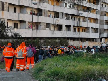 Manifestazioni contro la Lega a Scampia 15