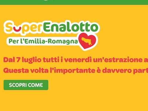 SuperEnalotto per l'Emilia Romagna, vinti oltre 57mila euro