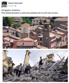 Terremoto e vip, le reazioni social 3
