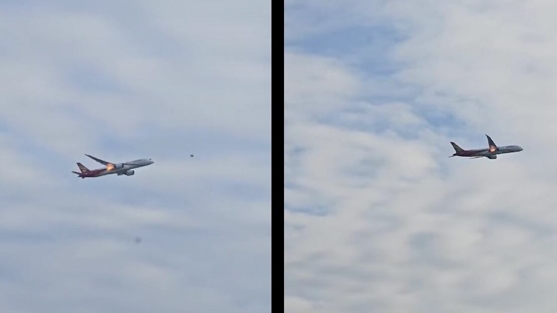 Paura a Fiumicino, fiamme dal motore di un aereo della Hainan Airlines in fase di decollo