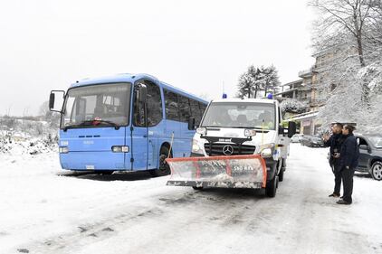 Neve e gelo sui Castelli romani 9