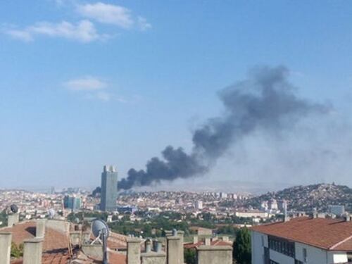 Turchia, incendio ad Ankara