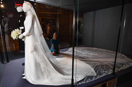 In mostra l'abito da sposa di Meghan Markle  6