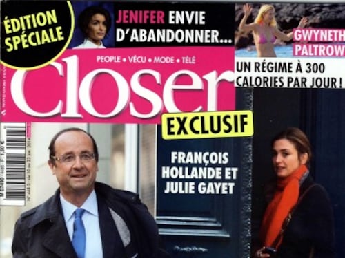 Un deputato: Hollande andò da Julie con l'elicottero