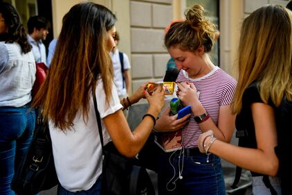 Maturità 2019: gli studenti all'ingresso del Liceo Parini a Milano 2