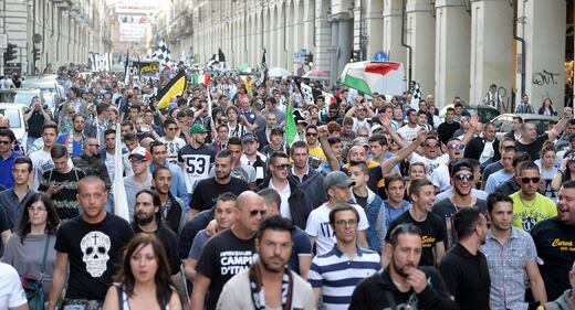 Terza stella, la festa in piazza San Carlo a Torino 11
